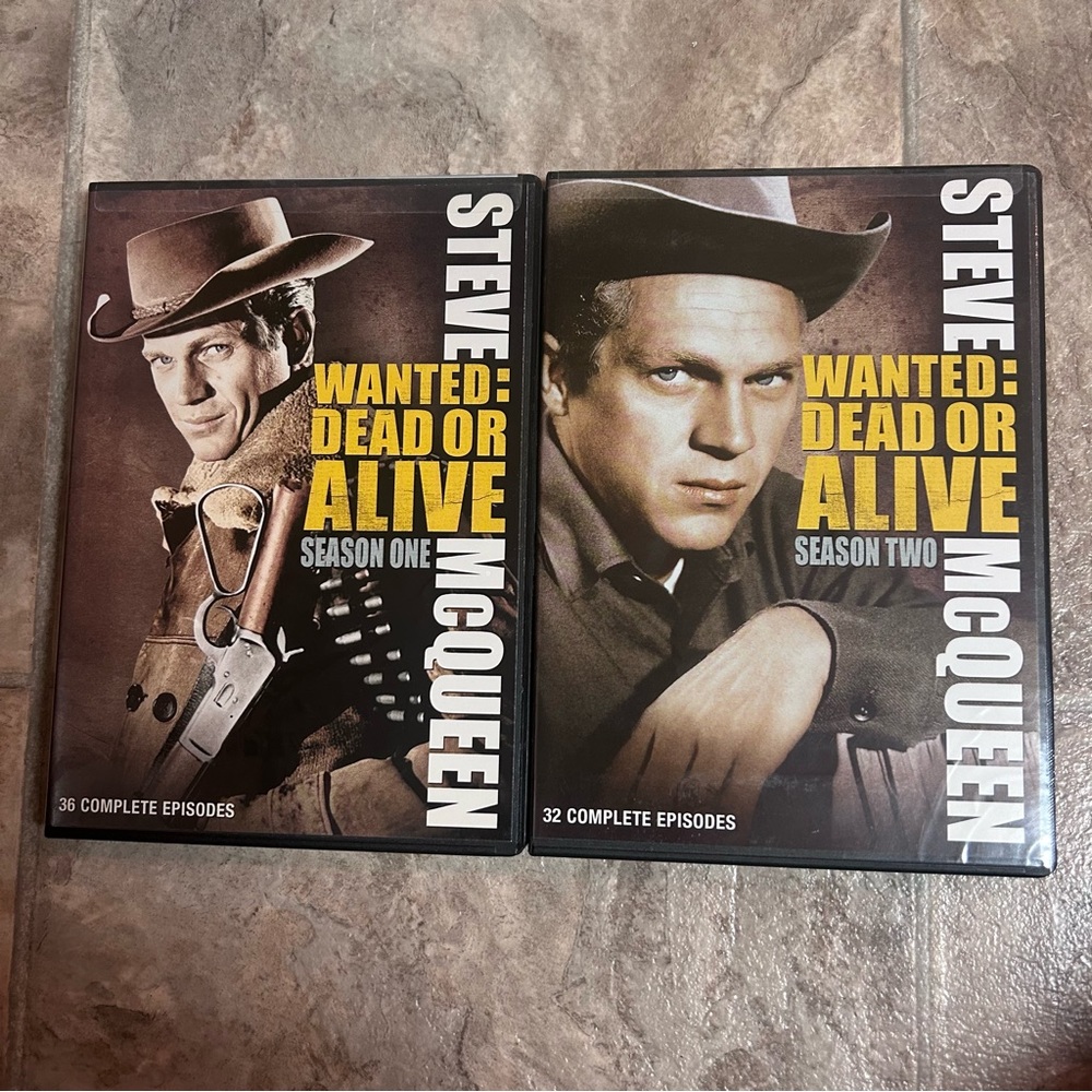 Wanted Dead Or Alive - Seasons 1 & 2 (DVD, 2010, 4-Disc Set Each)